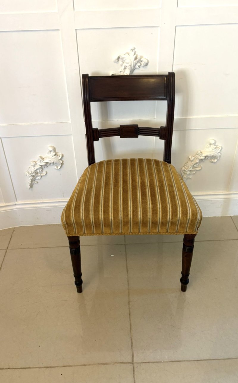 Pair of Antique George III Quality Mahogany Side Chairs - Image 6